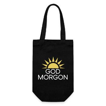 Suède Dire bonjour Suédois - Sac à bouteille - noir - Devant
