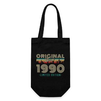 Original 1990 Vintage Rétro Cadeau D'anniversaire - Sac à bouteille - noir - Devant