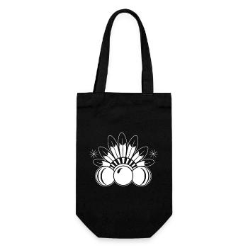 Bingo Player Indians Bingo - Gift Bag for Bottles - black - Front