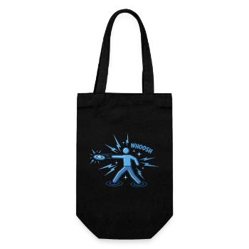 WHOOSH Disc Golf Drôle Disc Golf Disc Volant - Sac à bouteille - noir - Devant