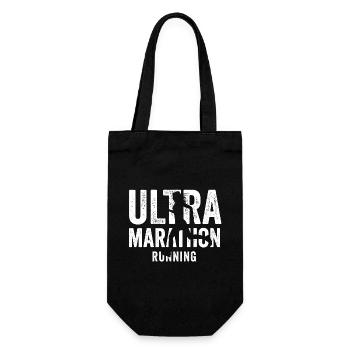 Ultra Marathon Running - Gift Bag for Bottles - black - Front