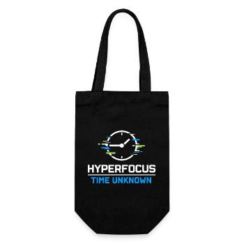 Adhd hyperfocus mode Adhd humor Neurodivergent - Gift Bag for Bottles - black - Front