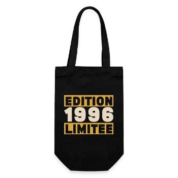 1996 30 ans Anniversaire Vintage Cadeau - Sac à bouteille - noir - Devant