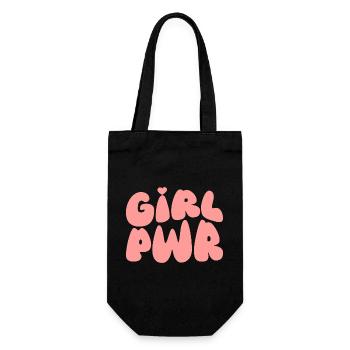 Féministe Gir Power - Sac à bouteille - noir - Devant