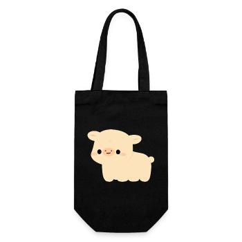 Charolais Cow - Gift Bag for Bottles - black - Front