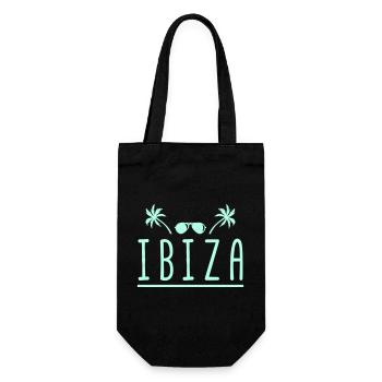 Ibiza Palm Tree Sunglasses - Gift Bag for Bottles - black - Front