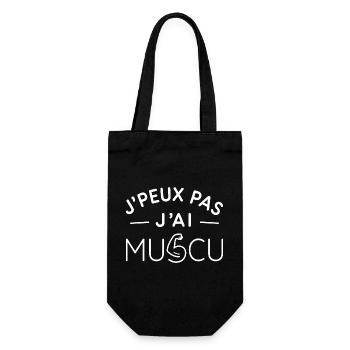 Musculation Humour Cadeau Passionné de Fitness - Sac à bouteille - noir - Devant