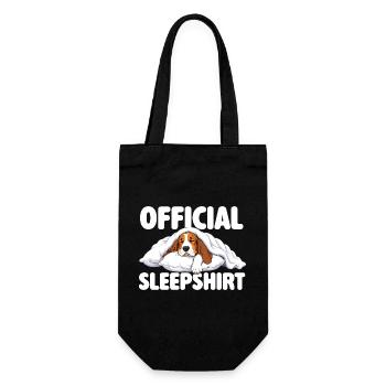 Official Sleepshirt - Cute Basset Hound Dog Mom - Gift Bag for Bottles - black - Front