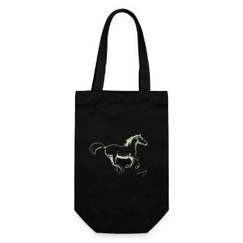 CHEVAL AU GALOP Louis RUNEMBERG © Adagp - Sac à bouteille - noir - Devant