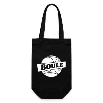 Petanque Boule Ball Outfit for Bouler Boule - Gift Bag for Bottles - black - Front