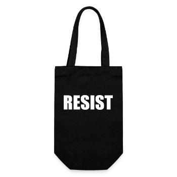 Resist - Gift Bag for Bottles - black - Front