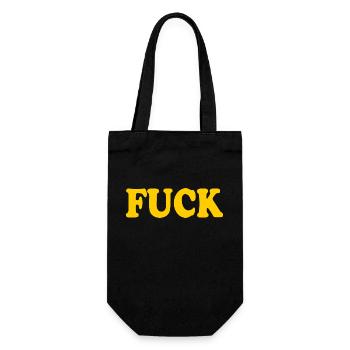 Fuck - Sac à bouteille - noir - Devant
