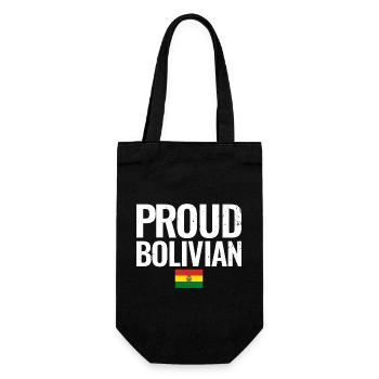 Fier drapeau bolivien bolivien - Sac à bouteille - noir - Devant