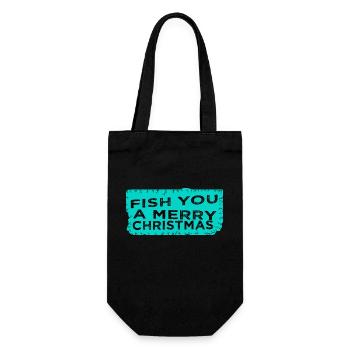 Dinosaur Moon Carolina Dork Fun Dinosaur Fishing - Gift Bag for Bottles - black - Front