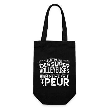 Volleyball coach Entraineur coach Volleyball !! - Sac à bouteille - noir - Devant