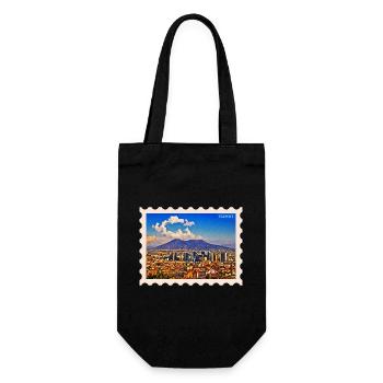 Napoli Skyline Vesuvio - Gift Bag for Bottles - black - Front