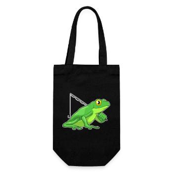 Canne à pêche Pêcheur Pêcheur Grenouille Canne à pêche - Sac à bouteille - noir - Devant