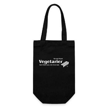 Vegetarier by Aggro Chief - OUT NOW - Geschenkbeutel für Flaschen - Schwarz - Vorne