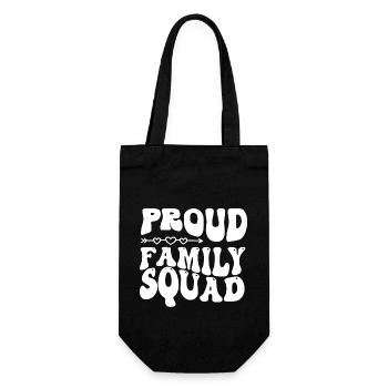La fière escouade familiale - Sac à bouteille - noir - Devant