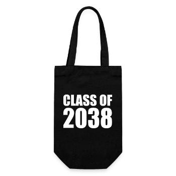 Class of 2038 - Geschenkbeutel für Flaschen - Schwarz - Vorne