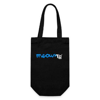 Painting Cat - Gift Bag for Bottles - black - Front