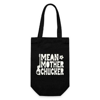 Mean Mother Chucker on Guitar - Geschenkbeutel für Flaschen - Schwarz - Vorne
