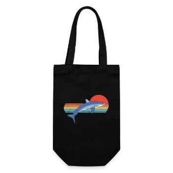 Mako Shark - Gift Bag for Bottles - black - Front
