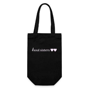 friends - Gift Bag for Bottles - black - Front