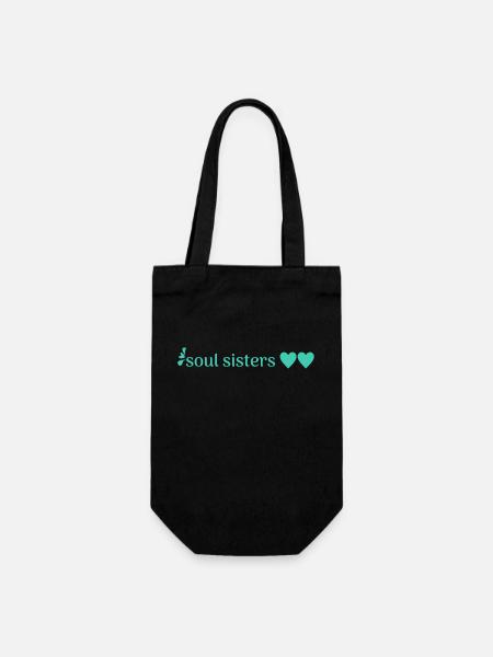 friends - Gift Bag for Bottles - black