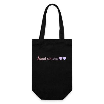 friends - Gift Bag for Bottles - black - Front