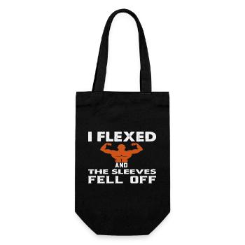 Muscular Armor by Flexing Humor - Gift Bag for Bottles - black - Front