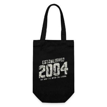 2004 Vintage Man Myth Legend - Gift Bag for Bottles - black - Front