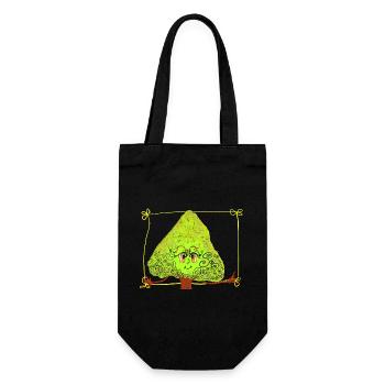 Fantastic Tree with Sprinkles - Gift Bag for Bottles - black - Front