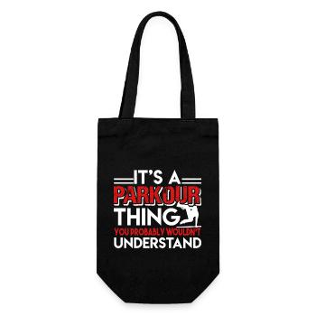 Parkour It's A Parkour Thing - Gift Bag for Bottles - black - Front