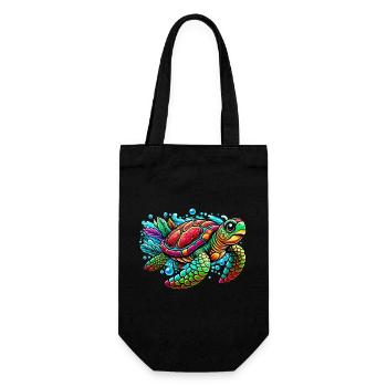 Tortue - Sac à bouteille - noir - Devant