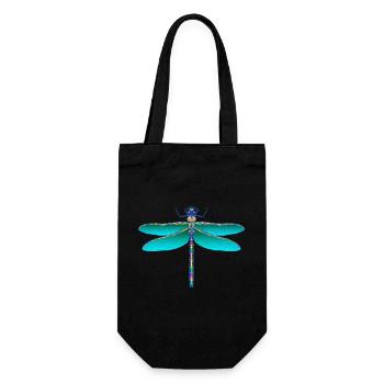 Dragonfly - Gift Bag for Bottles - black - Front
