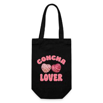 Concha Hispanic Mexikanisch Pan Dulce - Geschenkbeutel für Flaschen - Schwarz - Vorne