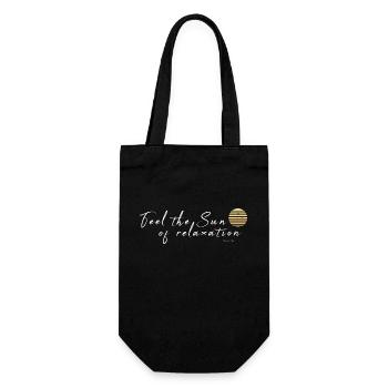 Relaxation - Gift Bag for Bottles - black - Front