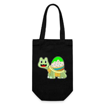 Oeuf de Pâques tortue - Sac à bouteille - noir - Devant