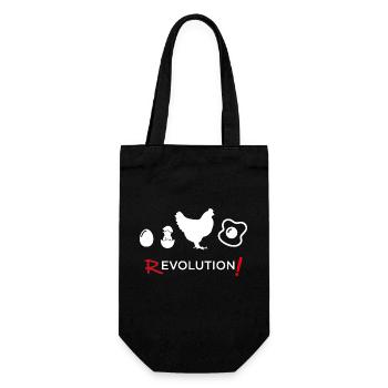Revolution - Evolution Man Fun Twist 14 - Geschenkbeutel für Flaschen - Schwarz - Vorne