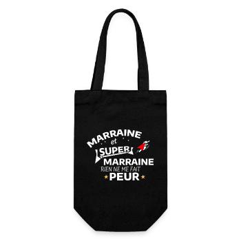 Hommage aux Marins et Superhéros - Sac à bouteille - noir - Devant