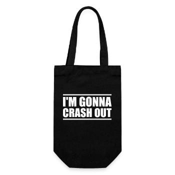 I'm gonna crash out - Sac à bouteille - noir - Devant
