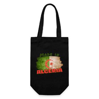 Made in Algeria - Gift Bag for Bottles - black - Front