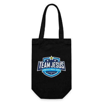TEAM JESUS UNITED PRAY-ERS - Geschenkbeutel für Flaschen - Schwarz - Vorne