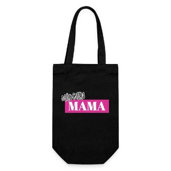 Mädchen Mama Mutter Eines Tochter Geburt Muttertag - Geschenkbeutel für Flaschen - Schwarz - Vorne