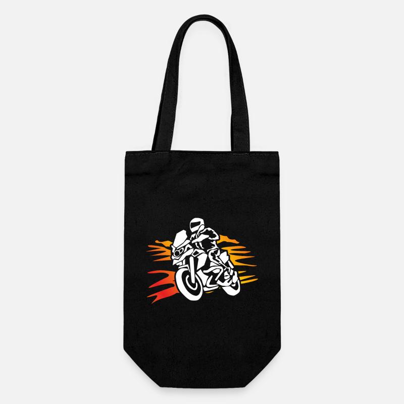 Chemise de motard - Sac à bouteille - noir