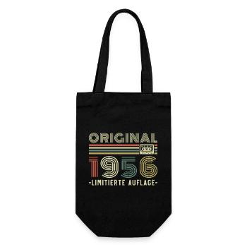 Original 1956 Vintage Vintage Anniversaire Rétro - Sac à bouteille - noir - Devant