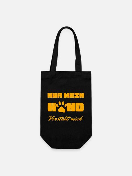 Mon chien me comprend - Sac à bouteille - noir