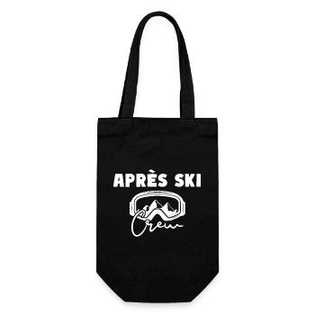 Après Ski Crew Apres Ski Party - Gift Bag for Bottles - black - Front