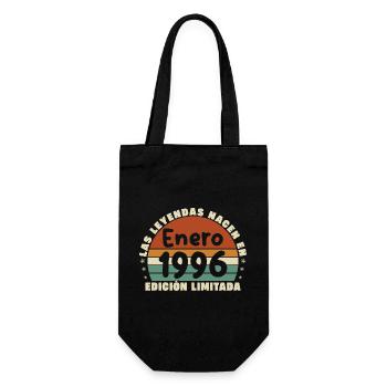 Cadeau d’anniversaire vintage de janvier 1996 - Sac à bouteille - noir - Devant